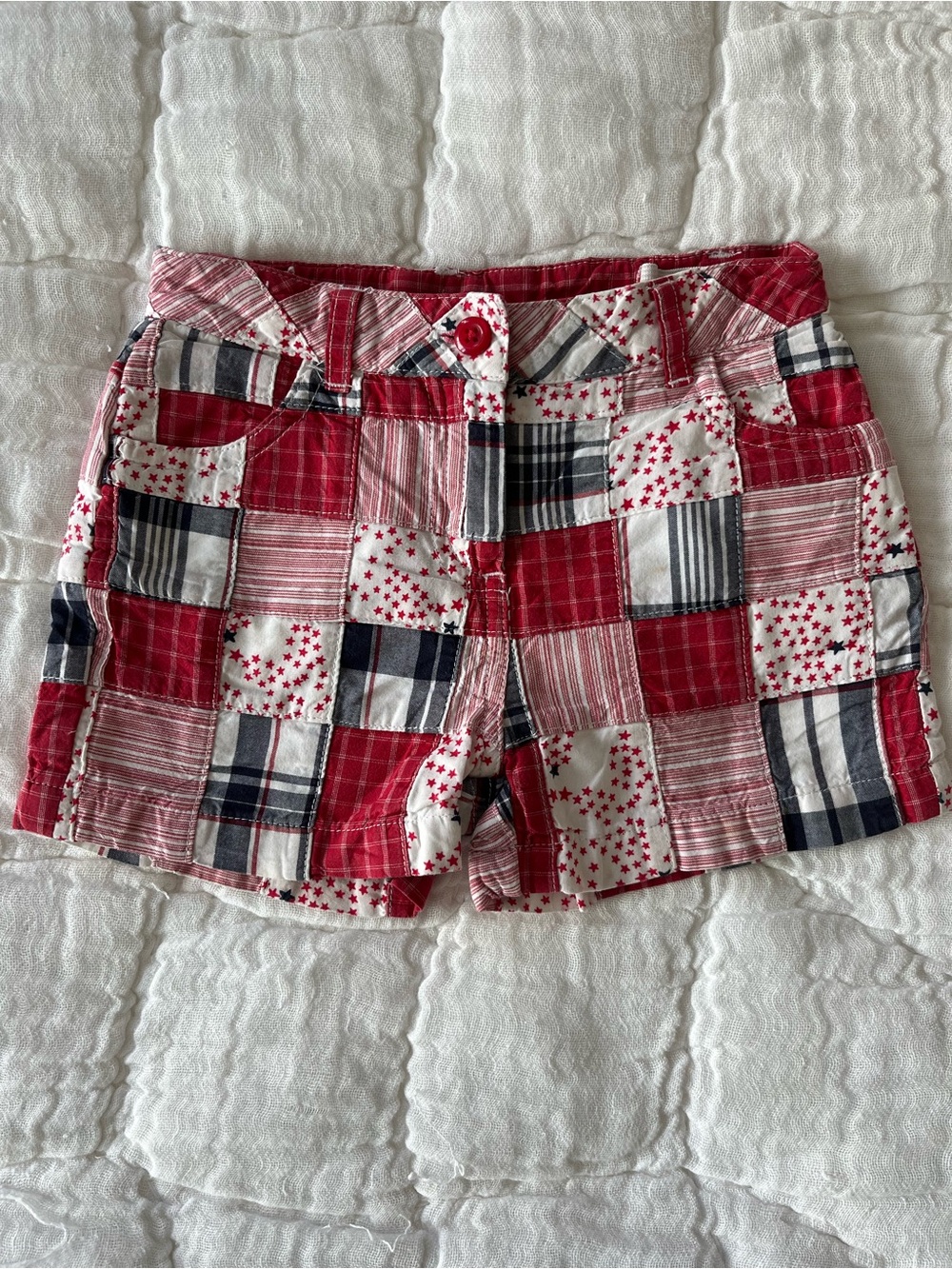 Janie and Jack Toddler Fourth of July Shorts, Size 18-24 Months 🇺🇸